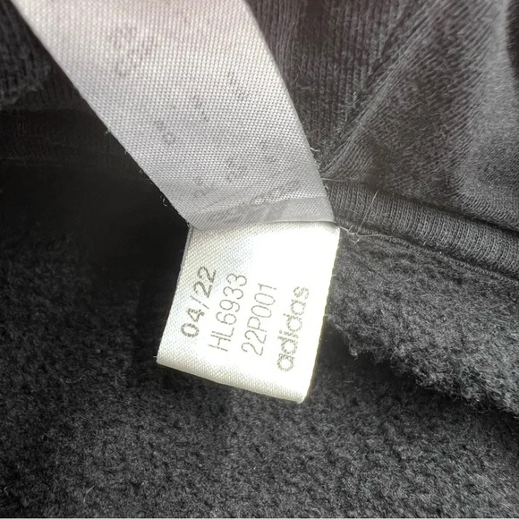 Adidas Essentials Camo Print‎ French Terry Hoodie Men’s S Black Loose Fit - Picture 6 of 8